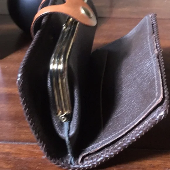 Vintage clutch tooled wallet travel cowgirl rodeo chic farmer’s market chic - Picture 4 of 7